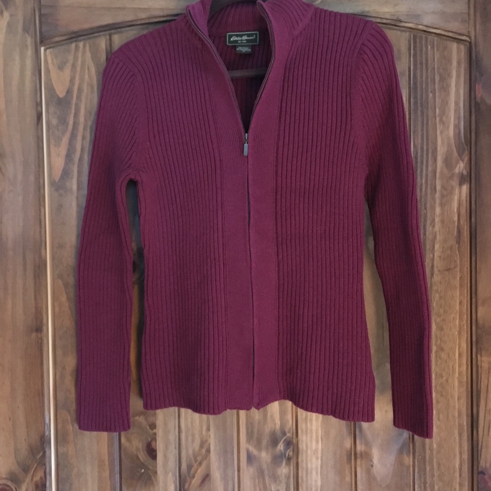 Eddie Bauer cardigan sweater…